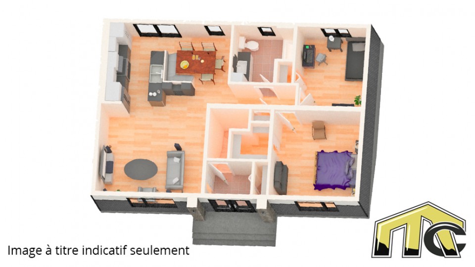 maison 2 chambres